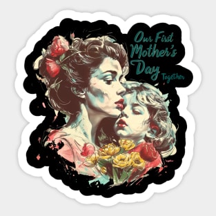 Our First Mother’s Day Together Sticker